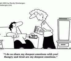 Monday Marriage Funnies: A Man’s Emotional Well Runs Deep