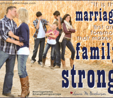 Marriage Meme #3 — Strong Family